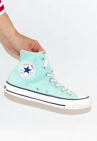 RETRO MINT AQUA HI TOP CANVAS CONVERSE UK 6