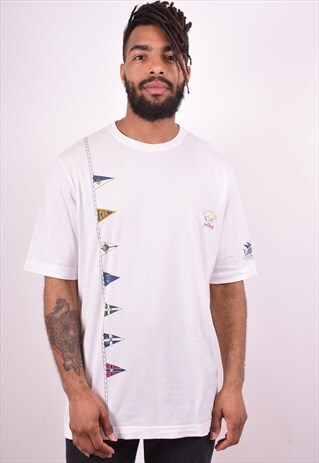 PAUL & SMITH MENS VINTAGE T-SHIRT TOP XXL WHITE 90S
