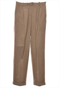 Evan Picone Herringbone Tweed Trousers - W31