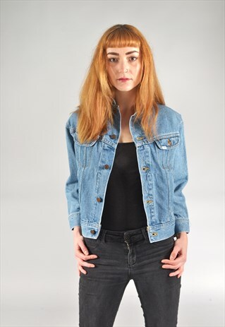 VINTAGE LEE MID BLUE DENIM JACKET