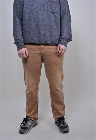 VINTAGE BEIGE CORDUROY PANTS