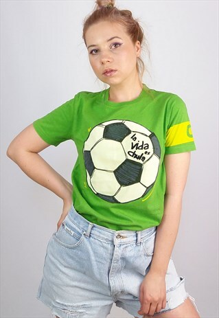 DESIGUAL VINTAGE 90'S FOOTBALL CARTOON T-SHIRT