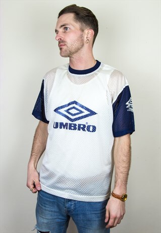 VINTAGE UMBRO PRO TRAINING MESH JERSEY