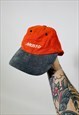 Rare 90s Vintage MUSTO Orange Embroidered Hat Cap