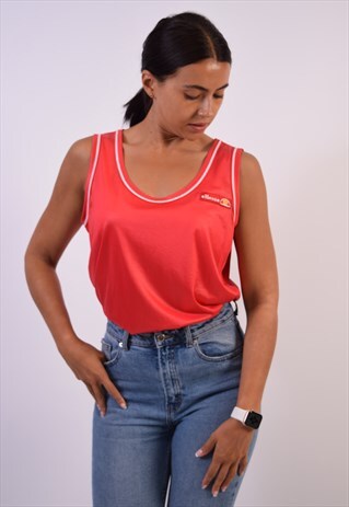 VINTAGE ELLESSE VEST TOP RED