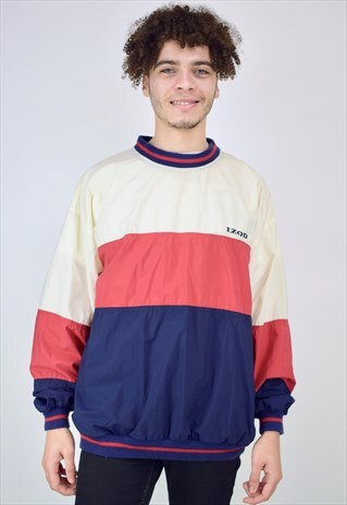 VINTAGE 90'S IZOD TRACK PULLOVER