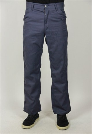 VINTAGE NAVY BLUE CARHARTT TROUSERS