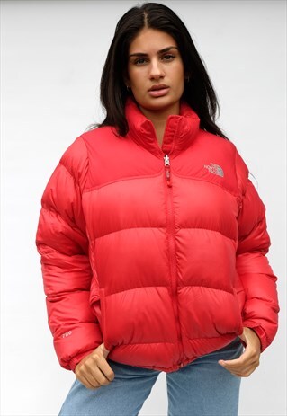 the north face nuptse 1992 red