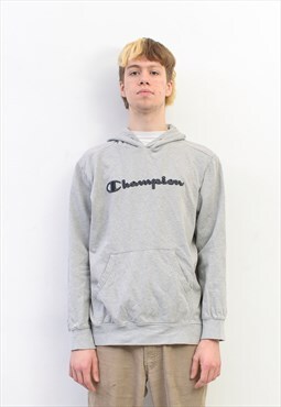 Men's M Sweatshirt Hoodie Jumper Sweater Pullover Grey Sport