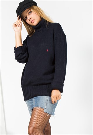 VINTAGE 80S POLO RALPH LAUREN KNIT JUMPER / S0016