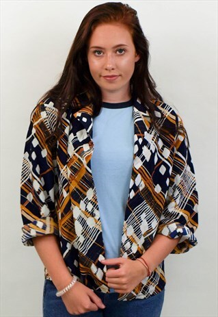 VINTAGE ABSTRACT PATTERN SHIRT