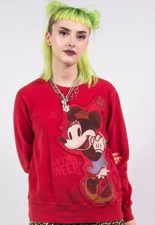 VINTAGE 90'S DISNEY MINNIE MOUSE SWEATSHIRT