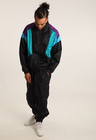 VINTAGE PUMA EMBROIDERED LOGO TRACKSUIT
