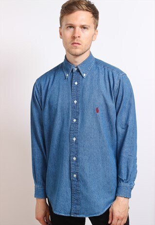 VINTAGE RALPH LAUREN DENIM SHIRT