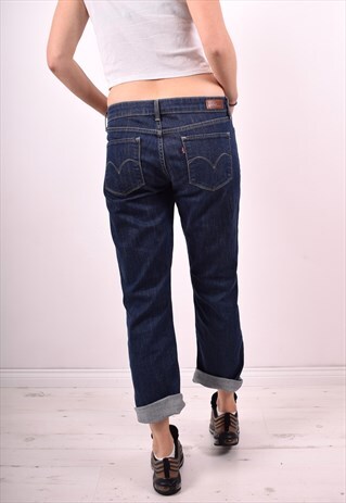 LEVI'S WOMENS VINTAGE JEANS W31 L30 BLUE 90S