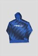 Nike Air Spellout Logo Hoodie in Blue