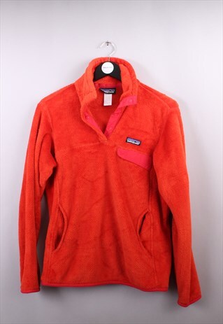 WOMENS VINTAGE PATAGONIA SYNCHILLA T SNAP FLEECE PULL OVER