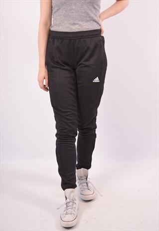 VINTAGE ADIDAS TRACKSUIT TROUSERS BLACK