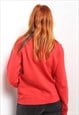 VINTAGE POLO RALPH LAUREN COLLARED SWEATSHIRT RED