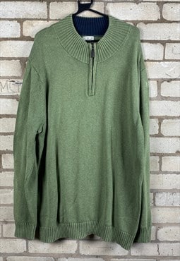 Khaki Green L.L.Bean Knitwear Sweater XXL