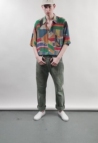 VINTAGE 90'S LEVI'S KHAKI CORDUROY JEANS