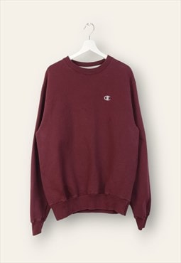 Vintage Champion Sweatshirt Classic in Burgundy M