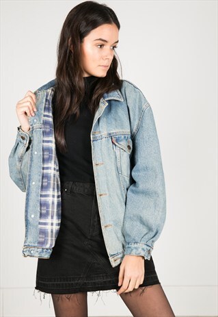 VINTAGE 80S LEVI'S WINTER BLANKET JACKET / R0227