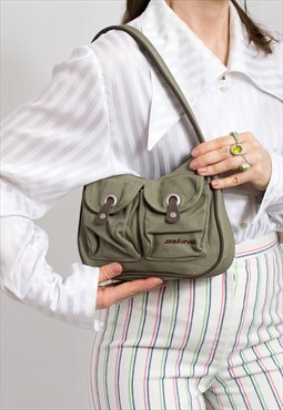Y2K Dakine hand bag in military khaki green