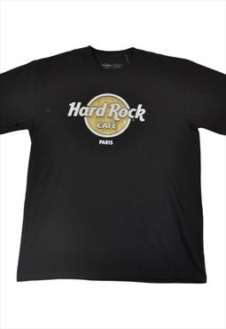 Vintage Hard Rock Cafe Paris T-Shirt Black Large
