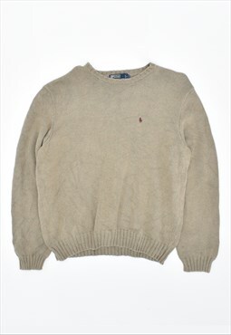Vintage 00' Y2K Polo Ralph Lauren Jumper Sweater Khaki