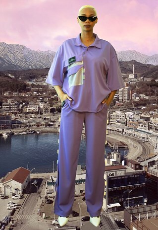 VIOLET REFLECT SPORTS COSTUME (TAPES REFLECT WITH FLASH)
