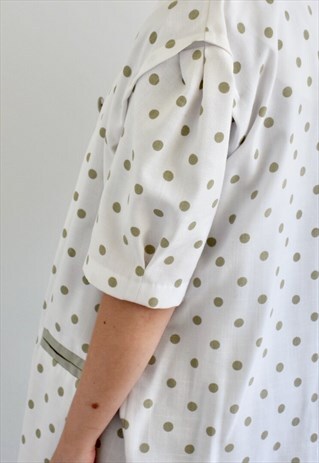 VINTAGE POLKA DOT SHIRT/JACKET