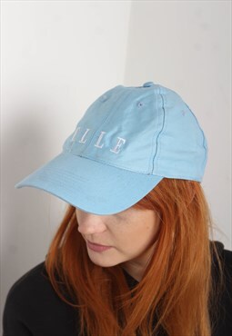 Vintage Elle  Baseball Cap Hat Blue