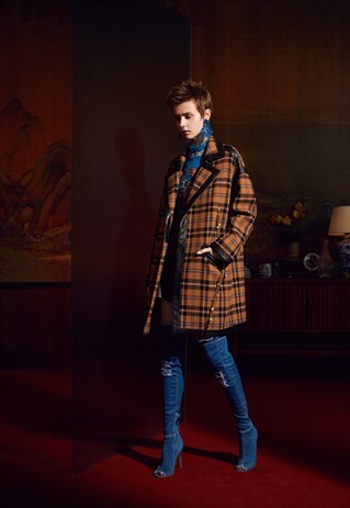 WINTER LONG COAT, BORWN