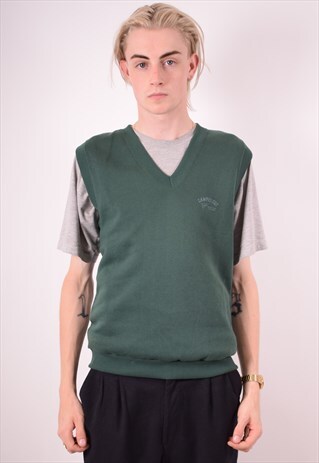 LEVI'S MENS VINTAGE VEST TANK TOP SMALL GREEN 90S