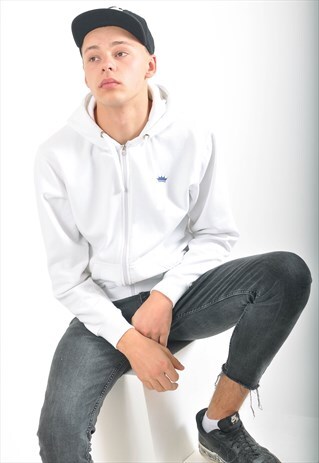 VINTAGE HOODIE IN WHITE