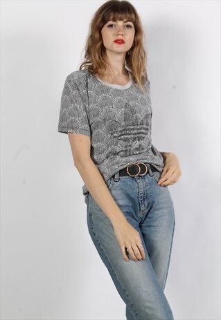 VINTAGE ADIDAS T-SHIRT GREY