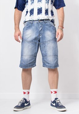 Vintage Y2K denim shorts blokecore jorts men size W34