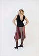 VINTAGE 90S OLD MONEY DOTS MIDI SKIRT