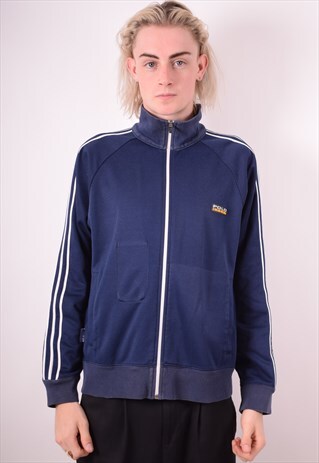 POLO RALPH LAUREN MENS VINTAGE TRACKSUIT JACKET MEDIUM 90S