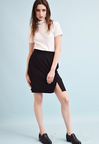 90'S DKNY CLASSY MINIMALIST HIGHWAISTED MINI PENCIL SKIRT