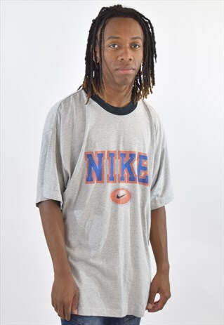 VINTAGE GREY NIKE 90S SPORTS T SHIRT
