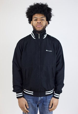VINTAGE 90S CHAMPION ZIP-UP ATHLETIC JACKET