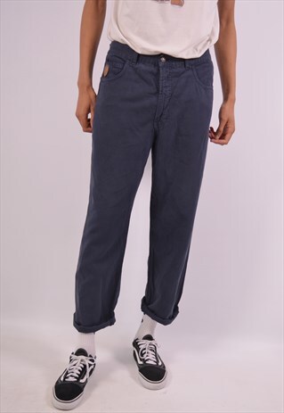 VINTAGE TRUSSARDI TROUSERS BLUE