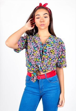 VINTAGE PATTERN SHIRT S1213