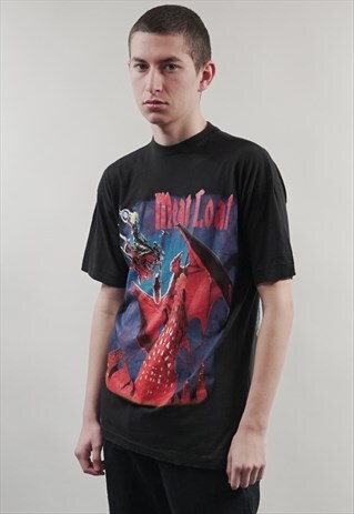 ORIGINAL MEAT LOAF BAT OUT OF HELL '94 TOUR BAND T-SHIRT