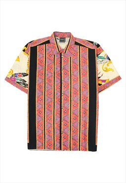 RARE Vintage 90s Versace shirt Native Americans print