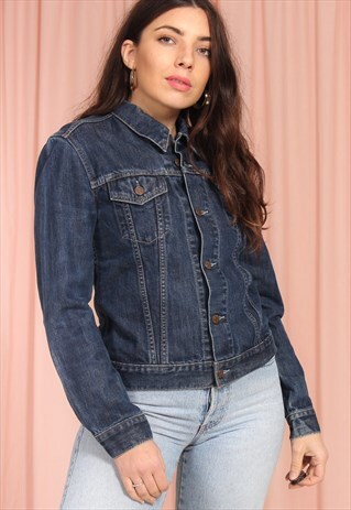 VINTAGE LEVI'S DENIM JACKET IN DARK WASH