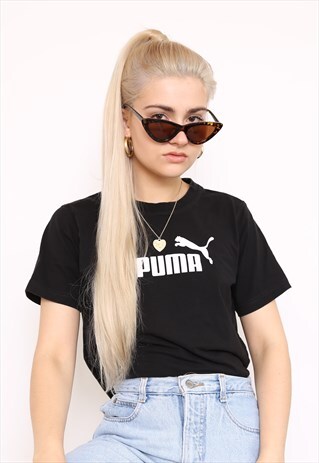 VINTAGE 90S PUMA BLACK TOP T-SHIRT
