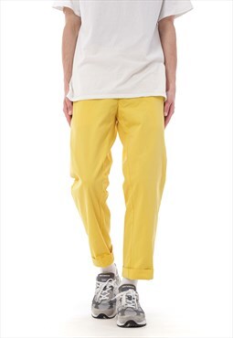 Vintage POLO RALPH LAUREN Pants Cropped Yellow